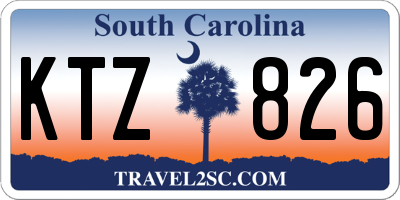 SC license plate KTZ826