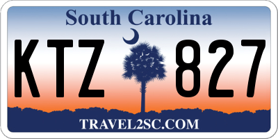 SC license plate KTZ827