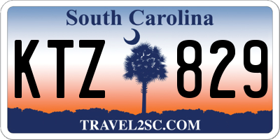 SC license plate KTZ829