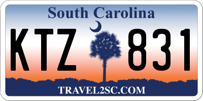 SC license plate KTZ831