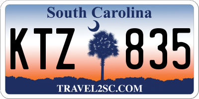 SC license plate KTZ835