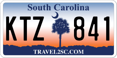 SC license plate KTZ841