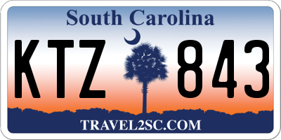 SC license plate KTZ843
