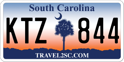 SC license plate KTZ844