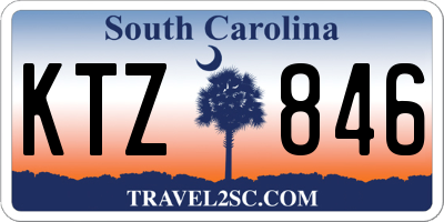 SC license plate KTZ846