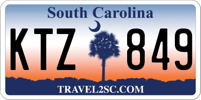 SC license plate KTZ849