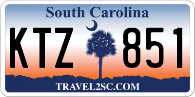 SC license plate KTZ851