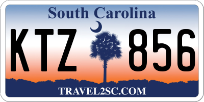 SC license plate KTZ856