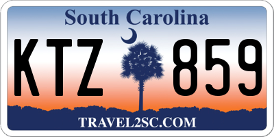 SC license plate KTZ859