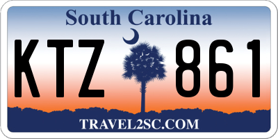 SC license plate KTZ861