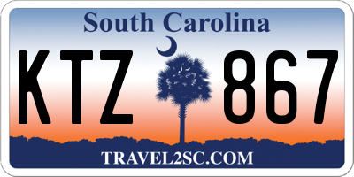 SC license plate KTZ867