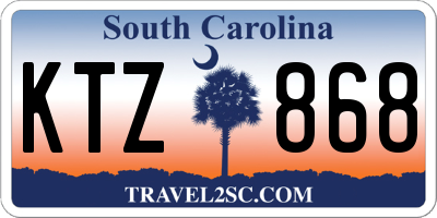 SC license plate KTZ868