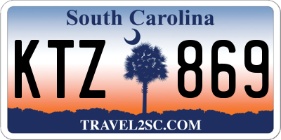 SC license plate KTZ869