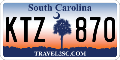 SC license plate KTZ870
