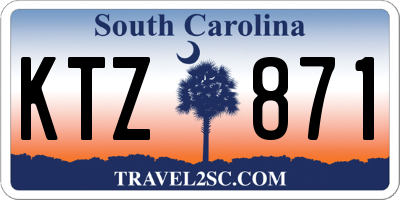 SC license plate KTZ871