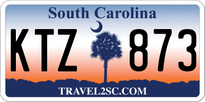 SC license plate KTZ873