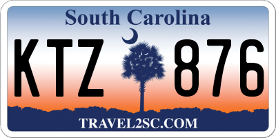 SC license plate KTZ876