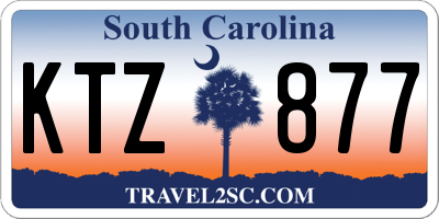 SC license plate KTZ877