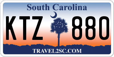 SC license plate KTZ880