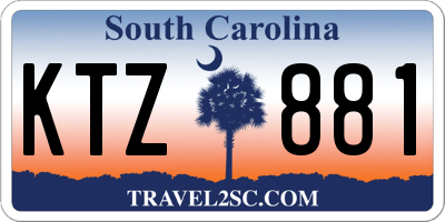 SC license plate KTZ881