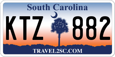 SC license plate KTZ882