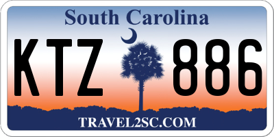 SC license plate KTZ886
