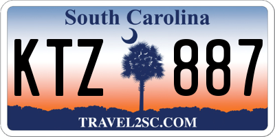 SC license plate KTZ887