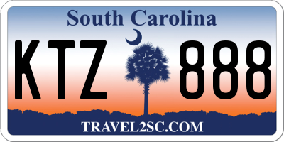 SC license plate KTZ888