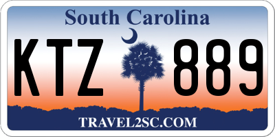 SC license plate KTZ889