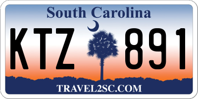 SC license plate KTZ891