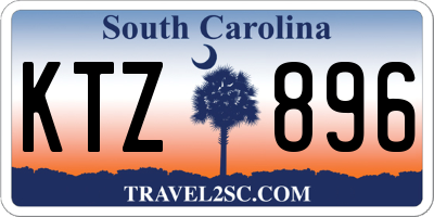 SC license plate KTZ896
