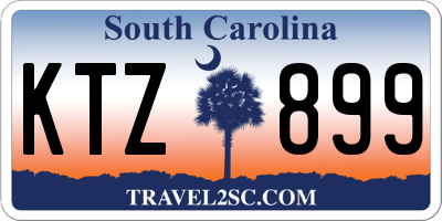 SC license plate KTZ899