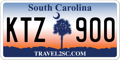 SC license plate KTZ900