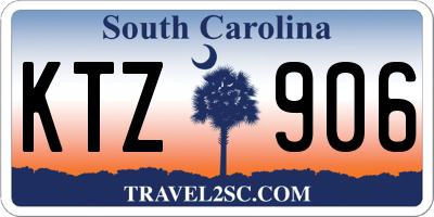 SC license plate KTZ906