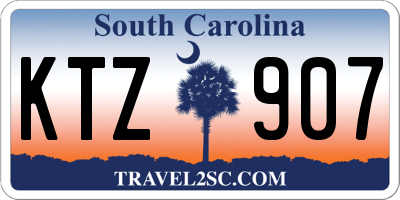 SC license plate KTZ907