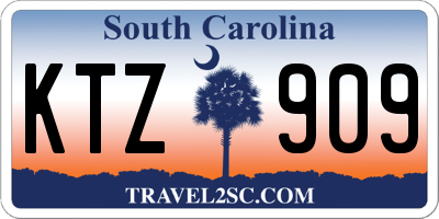 SC license plate KTZ909