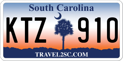 SC license plate KTZ910
