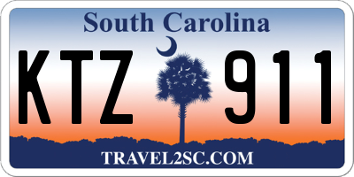 SC license plate KTZ911