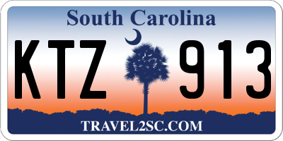 SC license plate KTZ913