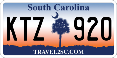 SC license plate KTZ920