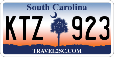 SC license plate KTZ923