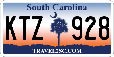 SC license plate KTZ928