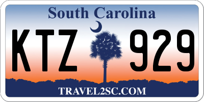 SC license plate KTZ929