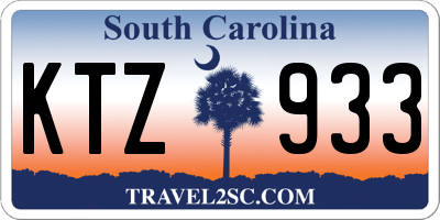SC license plate KTZ933