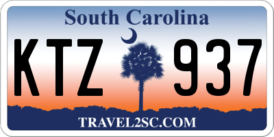 SC license plate KTZ937