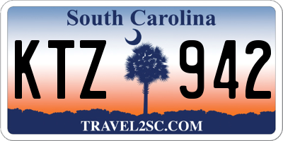 SC license plate KTZ942