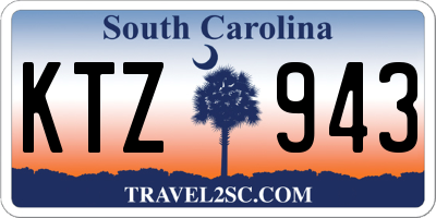 SC license plate KTZ943