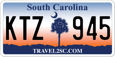 SC license plate KTZ945