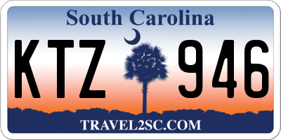 SC license plate KTZ946