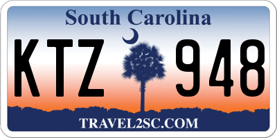 SC license plate KTZ948